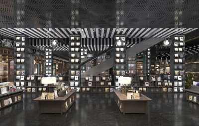 现代书店3D模型下载
